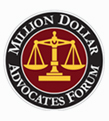 Million Dolar Advocates Forum Badge for Glotzer & Leib