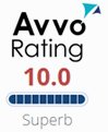 Avvo Rating 10 for Glotzer & Leib